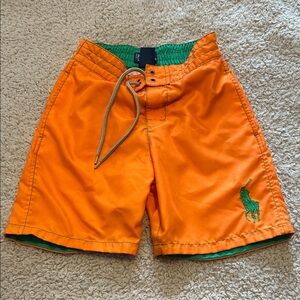 Polo Ralph Lauren Vibrant Orange Swim Trunks